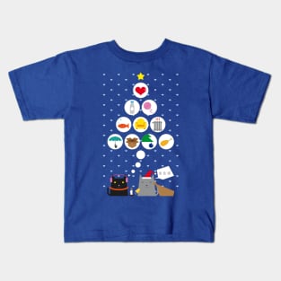 Santa Cats Kids T-Shirt